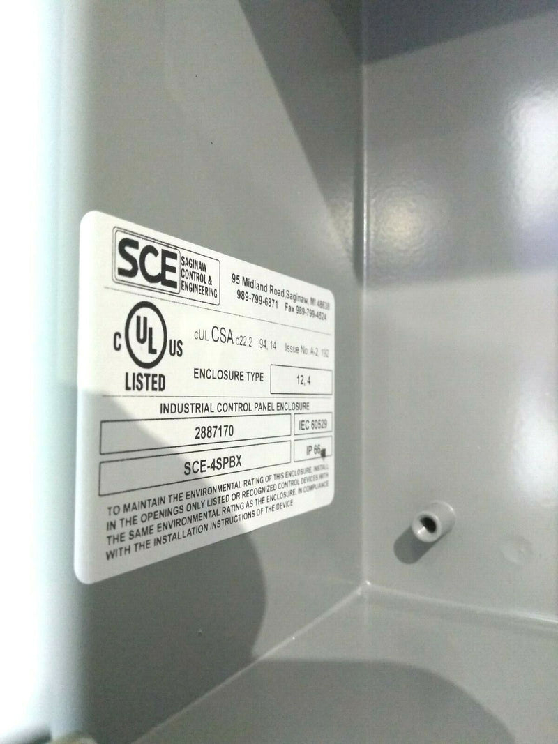 Saginaw Enclosure SCE-4SPBX 4 Hole Enclosure 2X2 7.25" X 6.25" X 4.75" - Maverick Industrial Sales