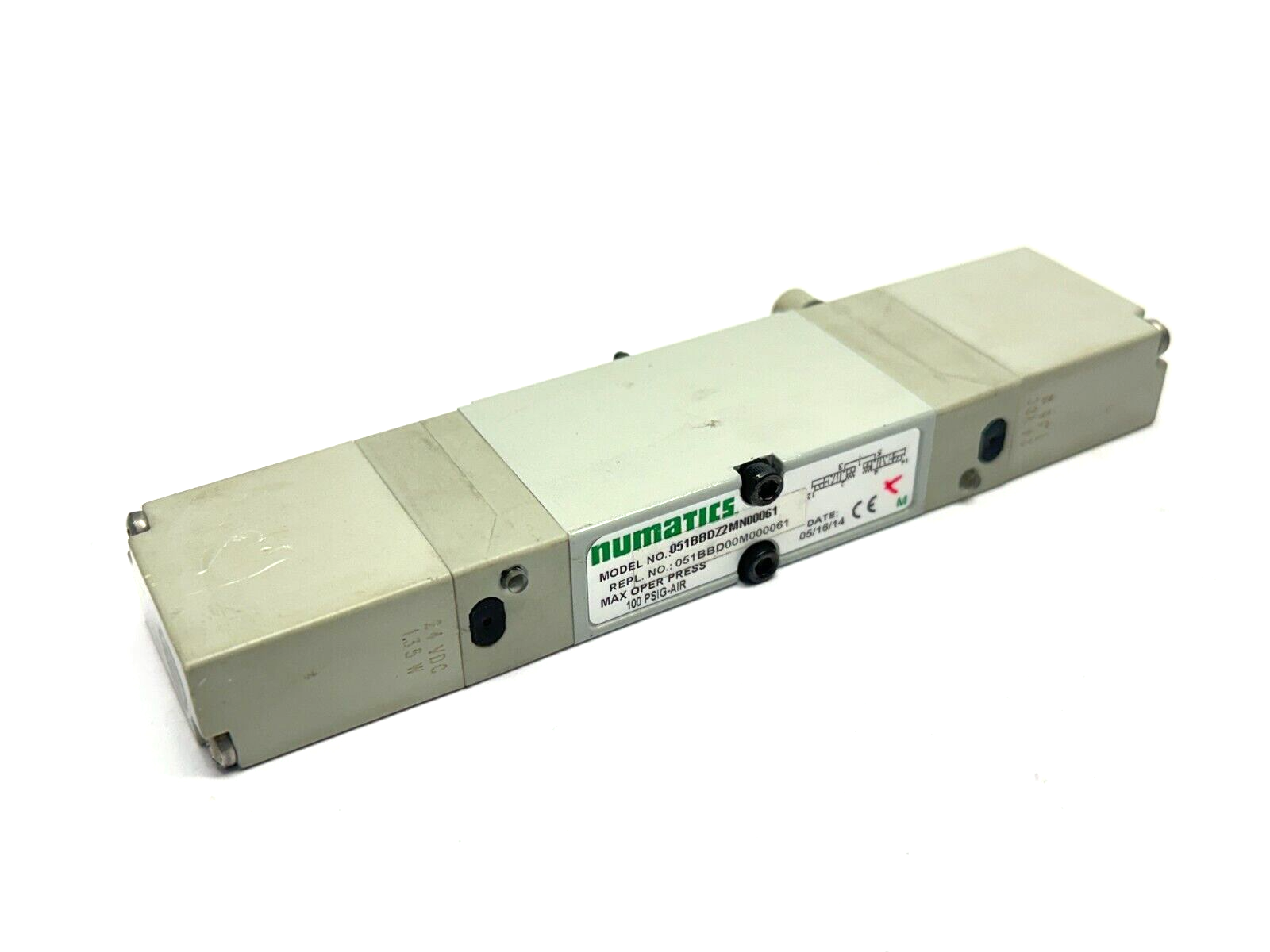 Numatics 051BBDZ2MN00061 MK 5 Series Solenoid Valve 4-Way 24VDC 1.35W - Maverick Industrial Sales