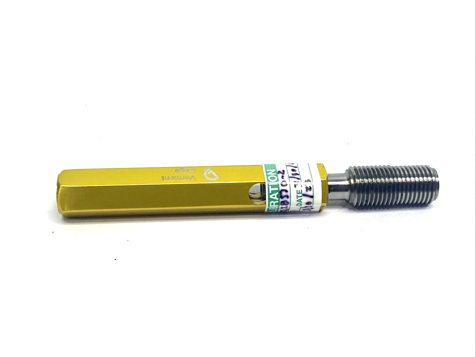 Vermont Gage M12 x 1.25 6g GO Thread Plug Gage, Male Thread Only M12 X 1.25-6G - Maverick Industrial Sales