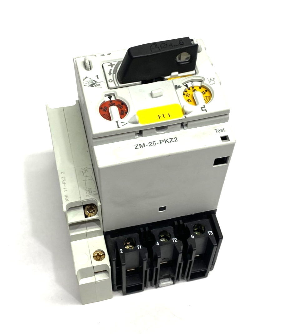Moeller PKZ 2, ZM-25-PKZ2, NHI 11-PKZ 2 Motor Protection Breaker Assembly - Maverick Industrial Sales