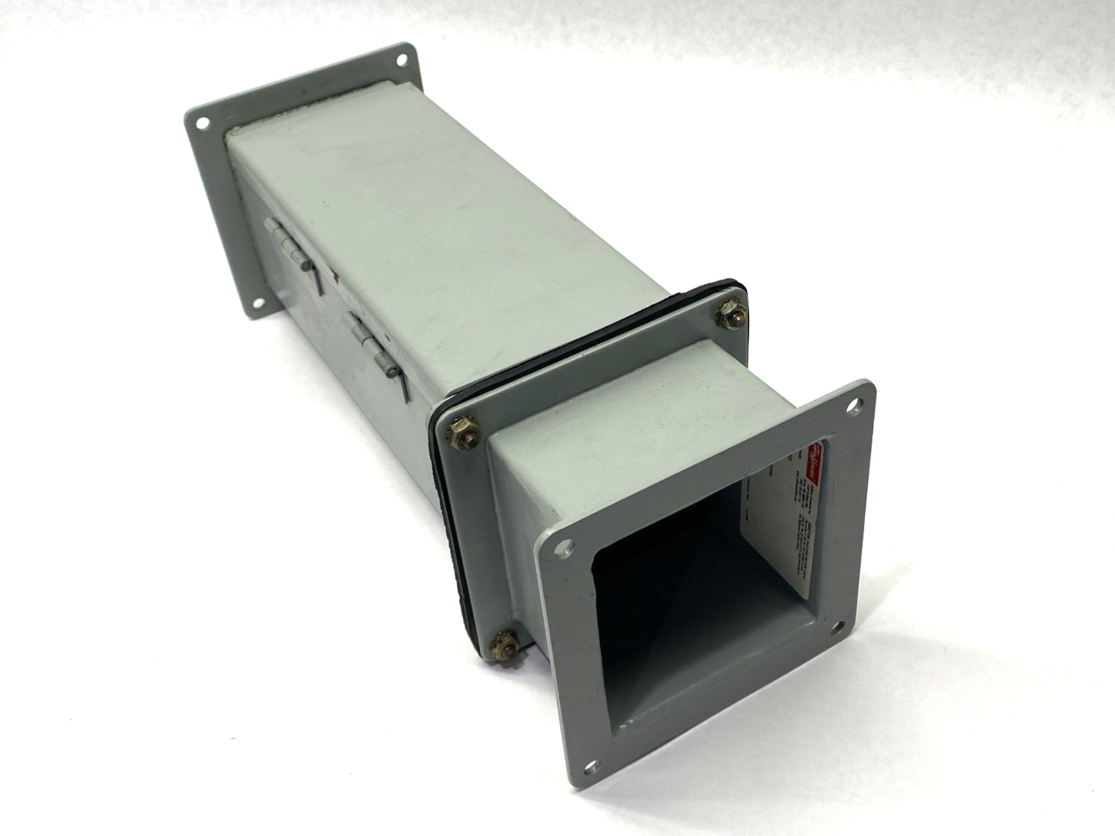 F44W12 | Hoffman Straight Section Feed-Through 4x4x12" w/ F44WN3 Nipple Wireway - Used - Maverick Industrial Sales