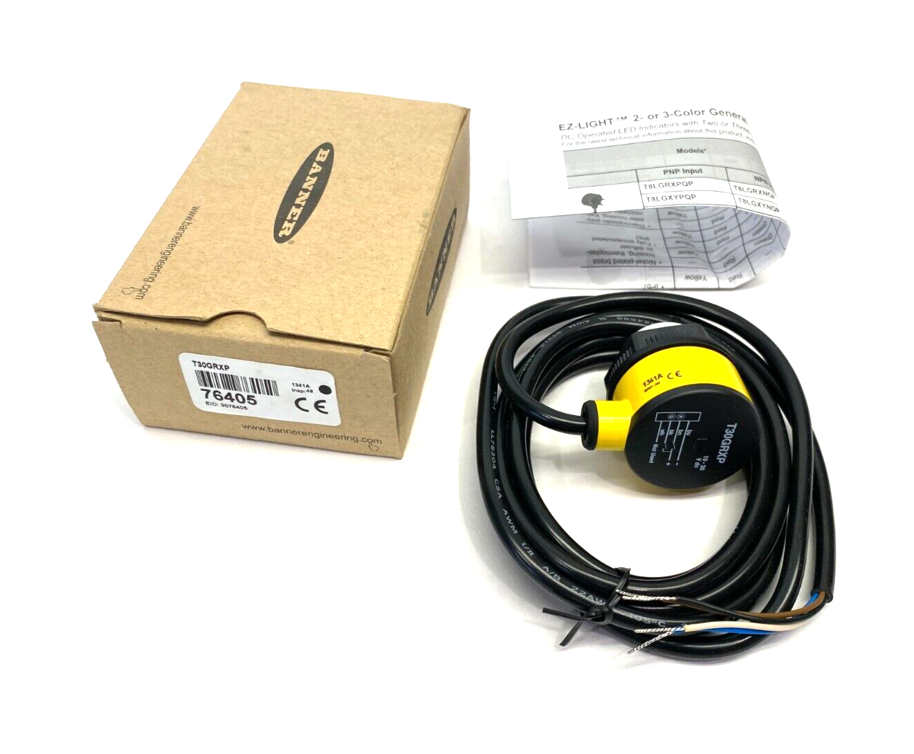 Banner T30GRXP EZ-LIGHT 2-Color General Purpose Indicator 10-30VDC 76405 - Maverick Industrial Sales