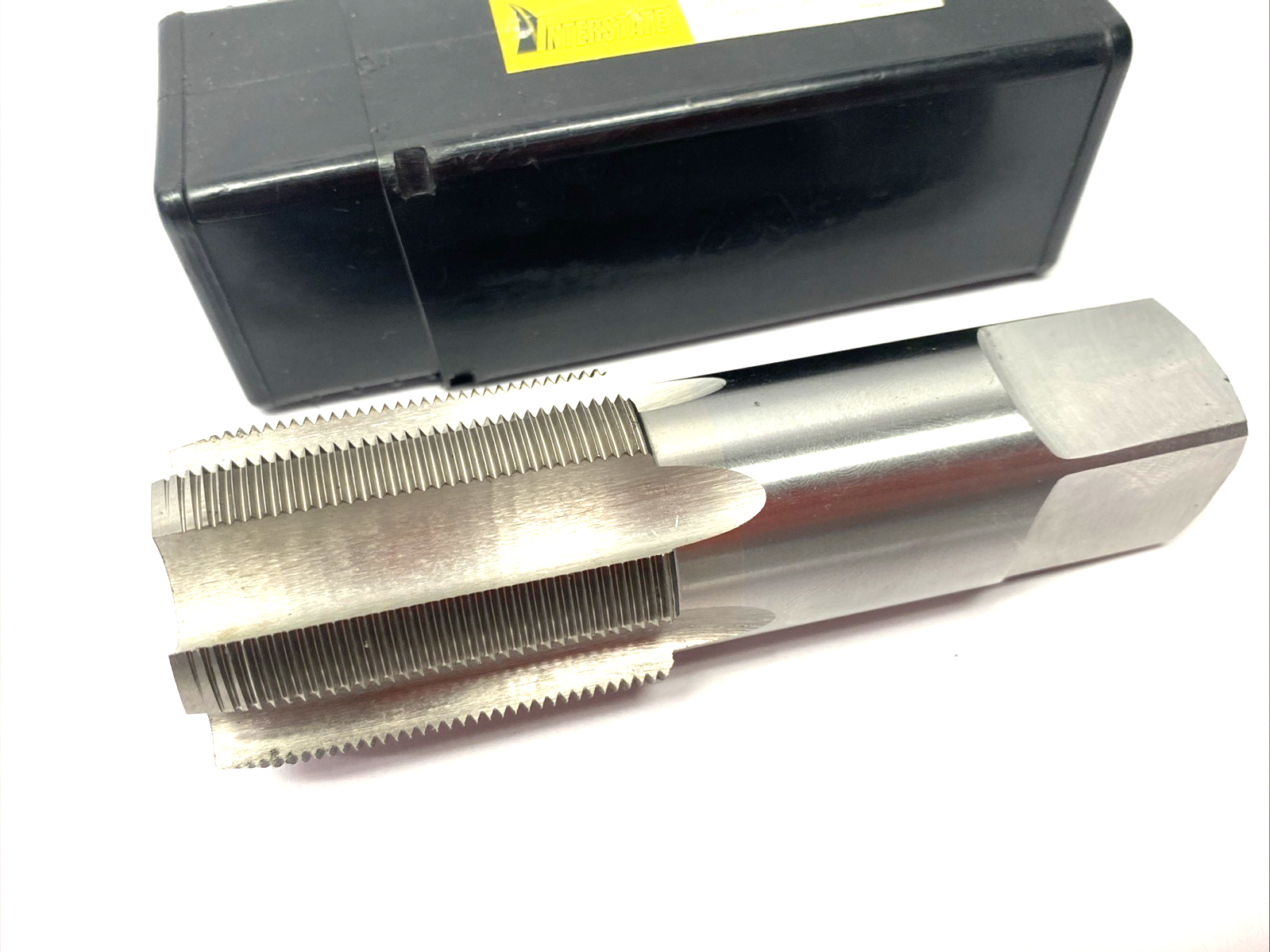 Interstate 09037516 Straight Flute Tap: M39x1.5 Metric Fine, 6 Flute - Maverick Industrial Sales