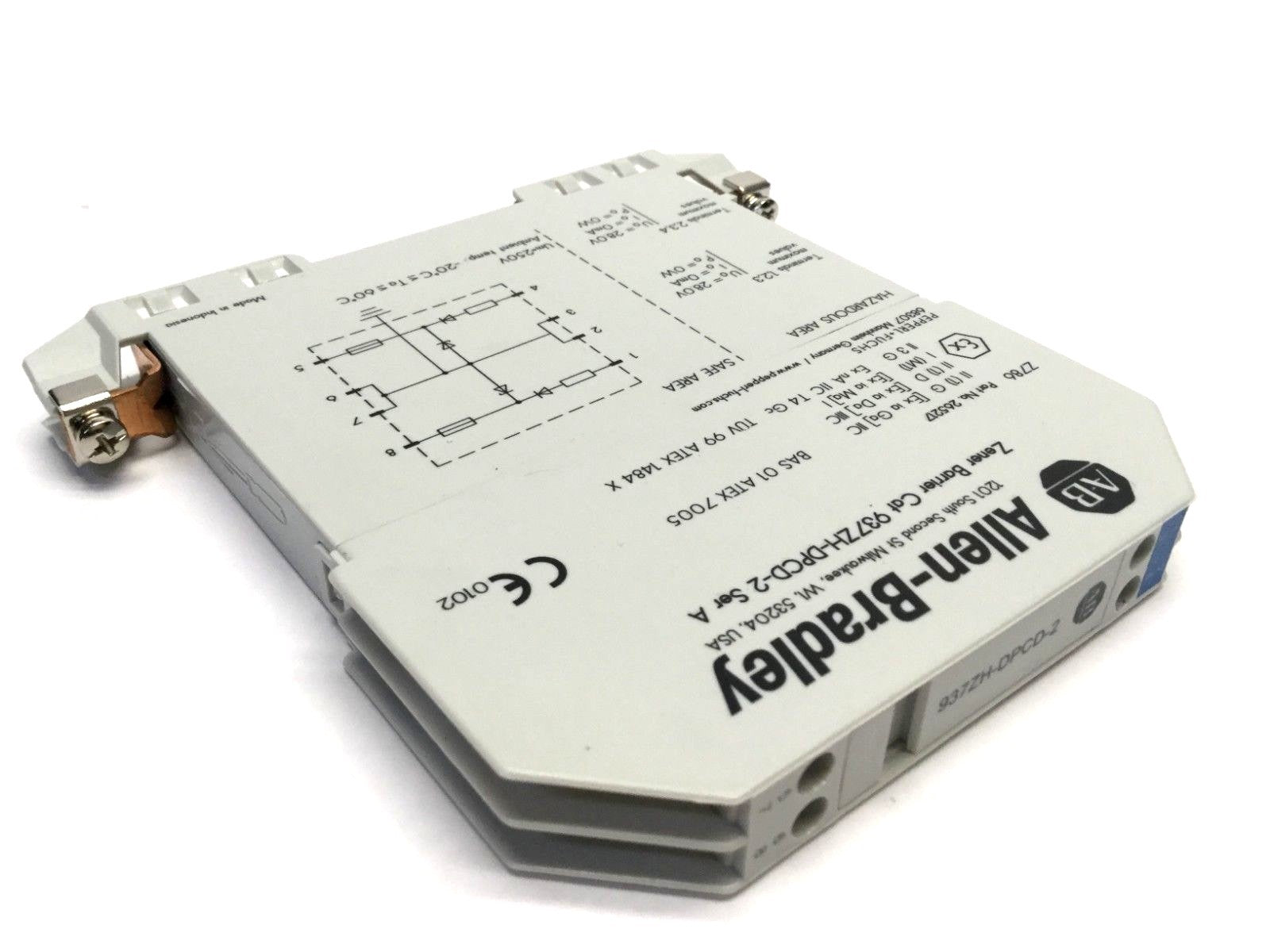 Allen Bradley 937ZH-DPCD-2 Ser A Zener Barrier 265217 - Maverick Industrial Sales