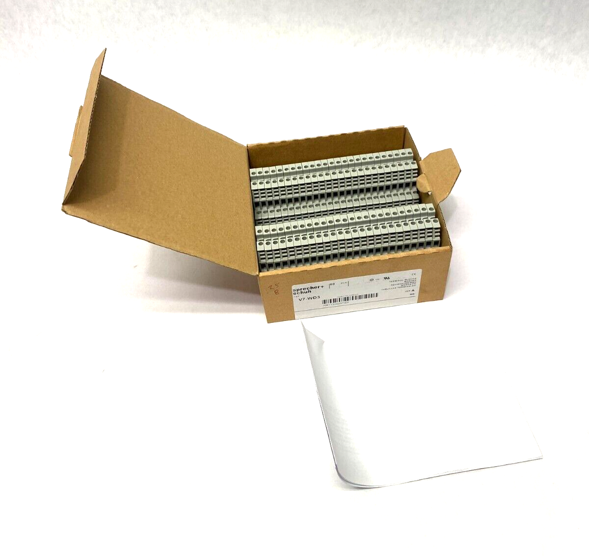 Sprecher+Schuh V7-WD3 Ser. A Terminal Block Gray BOX OF 50 - Maverick Industrial Sales