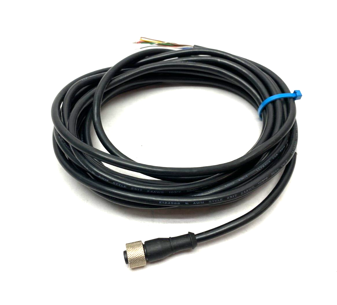 Banner MQDC2S-815 Single Ended Cordset M12 8-Pin Straight to Pigtail 70976 - Maverick Industrial Sales