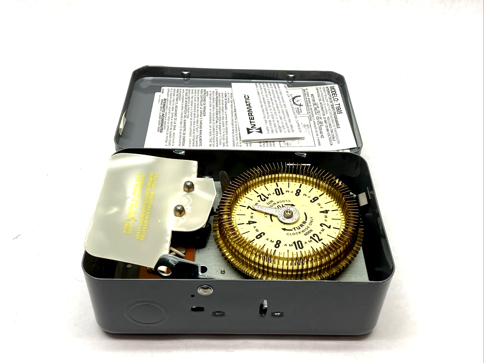 Intermatic T1905 Program Time Switch SPDT 20A 125-480VAC 1/2Hp 50Hz - Maverick Industrial Sales