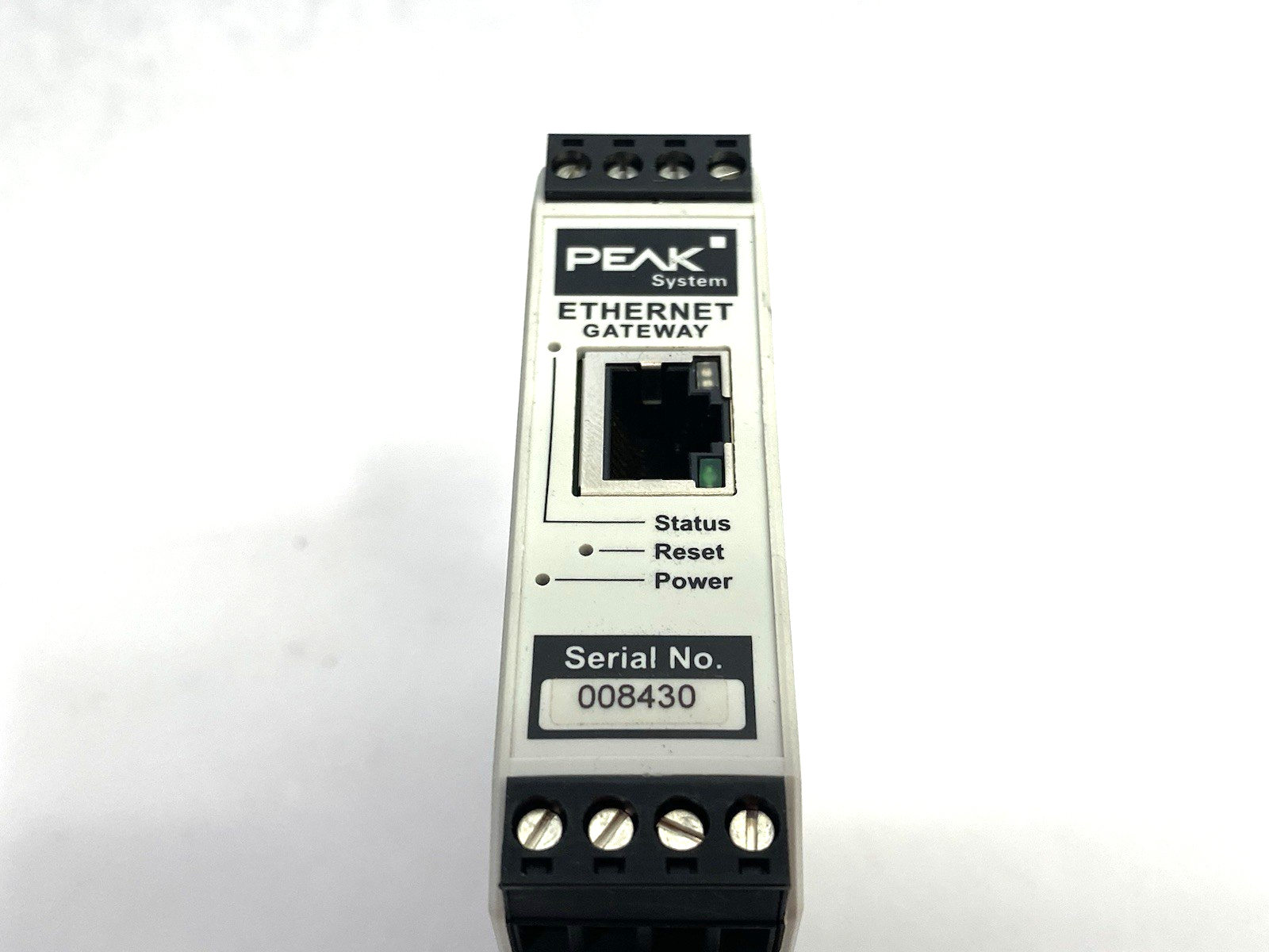 IPEH-004010 | Peak PCAN-Ethernet Gateway DR, CAN to LAN Gateway in DIN Rail - Used - Maverick Industrial Sales