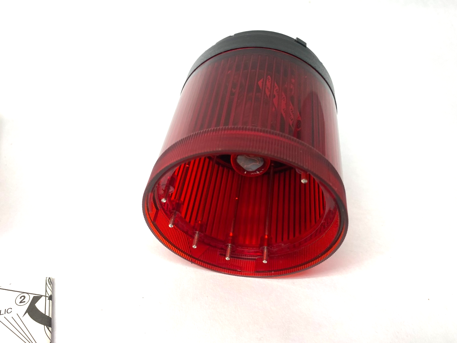 855T-B24DN4 | Allen Bradley Ser. B Steady Red Incandescent Stack Light, 70mm, 24V - New – Open box - Maverick Industrial Sales