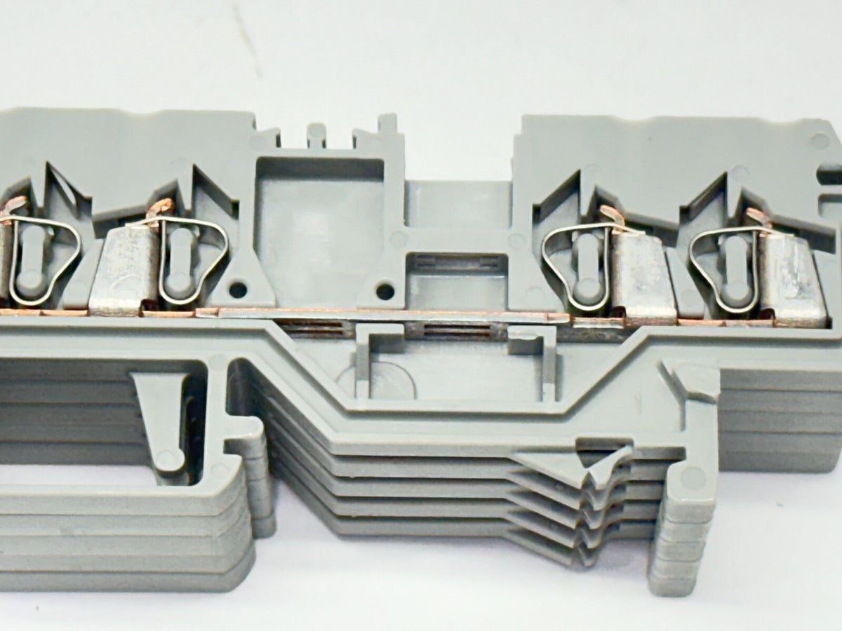 Wago 280-833 Terminal Block 4-Conductor Grey LOT OF 5 - Maverick Industrial Sales