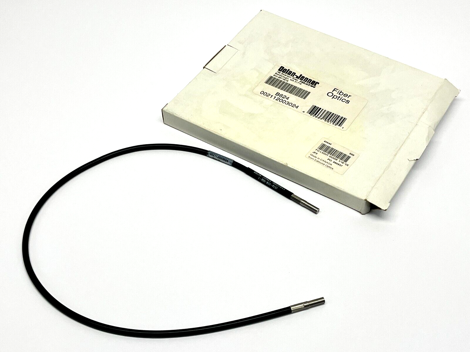 Dolan Jenner B624 002112003024 B6 & Bx6 Glass Fiber Optic Cable 24" - Maverick Industrial Sales