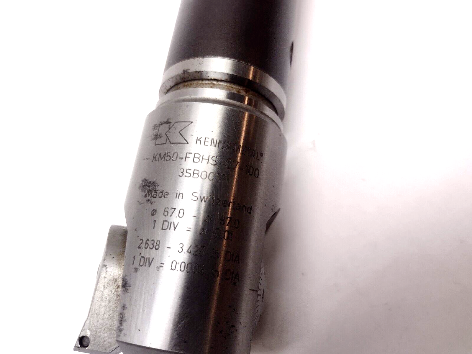 Kennametal KM50-FBHS-67-100 Finish Boring Tool 67-87, Erickson BT40BK50120M - Maverick Industrial Sales