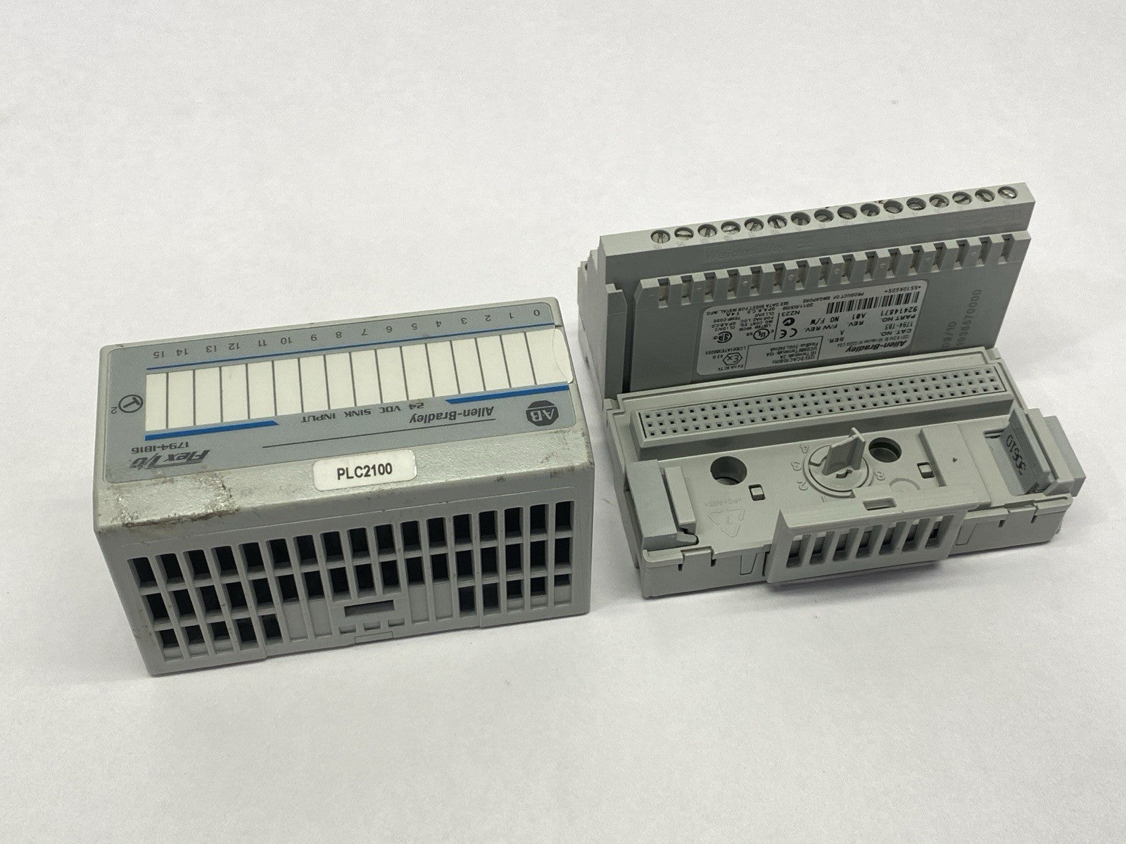 Allen Bradley 1794-IB16 Input Module Flex w/ 1794-TB3 Terminal Base 96145476 - Maverick Industrial Sales
