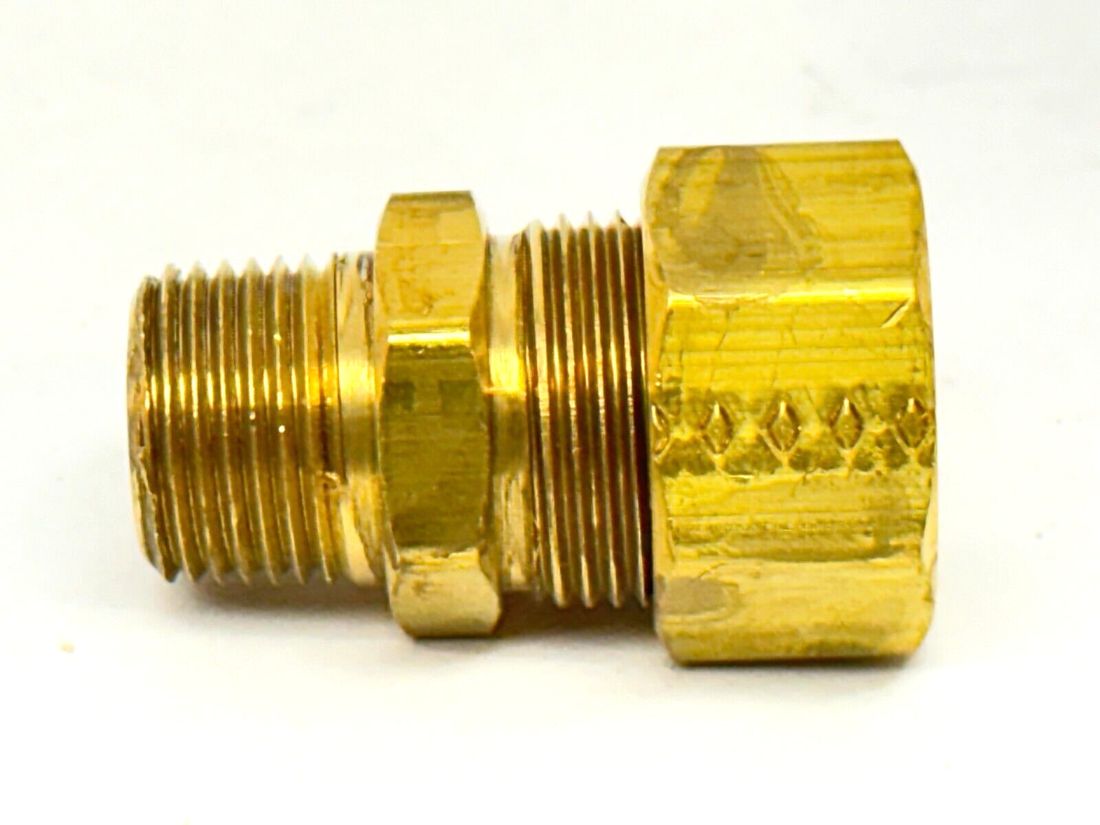 5/8" OD Compression Tube x 3/8" NPT Connector Brass - Maverick Industrial Sales