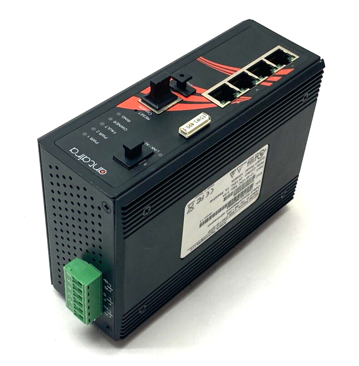 Antaira LMX-0501G-SFP Gigabit Light Layer 3 Managed Ethernet Switch 5-Port - Maverick Industrial Sales