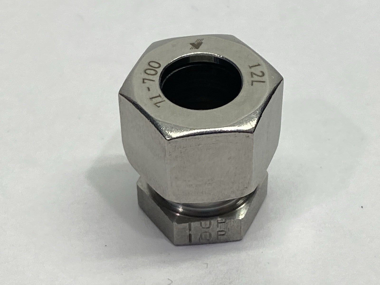 Brennan Industries D2408-L12-SS Compression Fitting Plug 12mm OD M18x1.5 - Maverick Industrial Sales