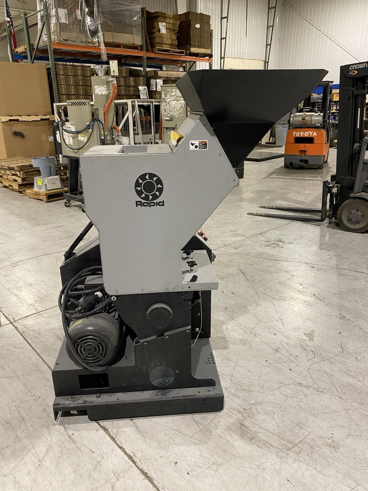 200-36 | Rapid Force Plastic Granulator 460V 3PH - Used - Maverick Industrial Sales