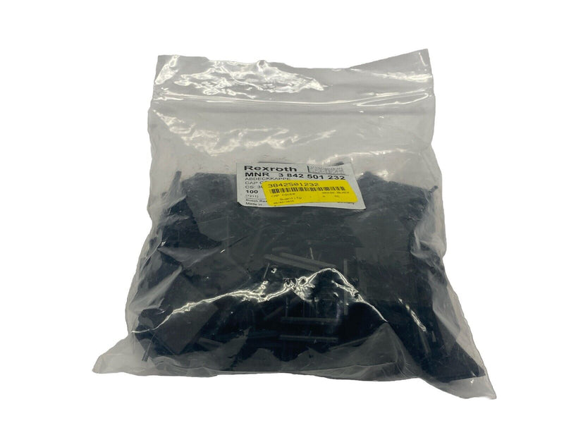 Bosch Rexroth 3842501232 Cap Cover 30X30 Black PKG OF 100 - Maverick Industrial Sales