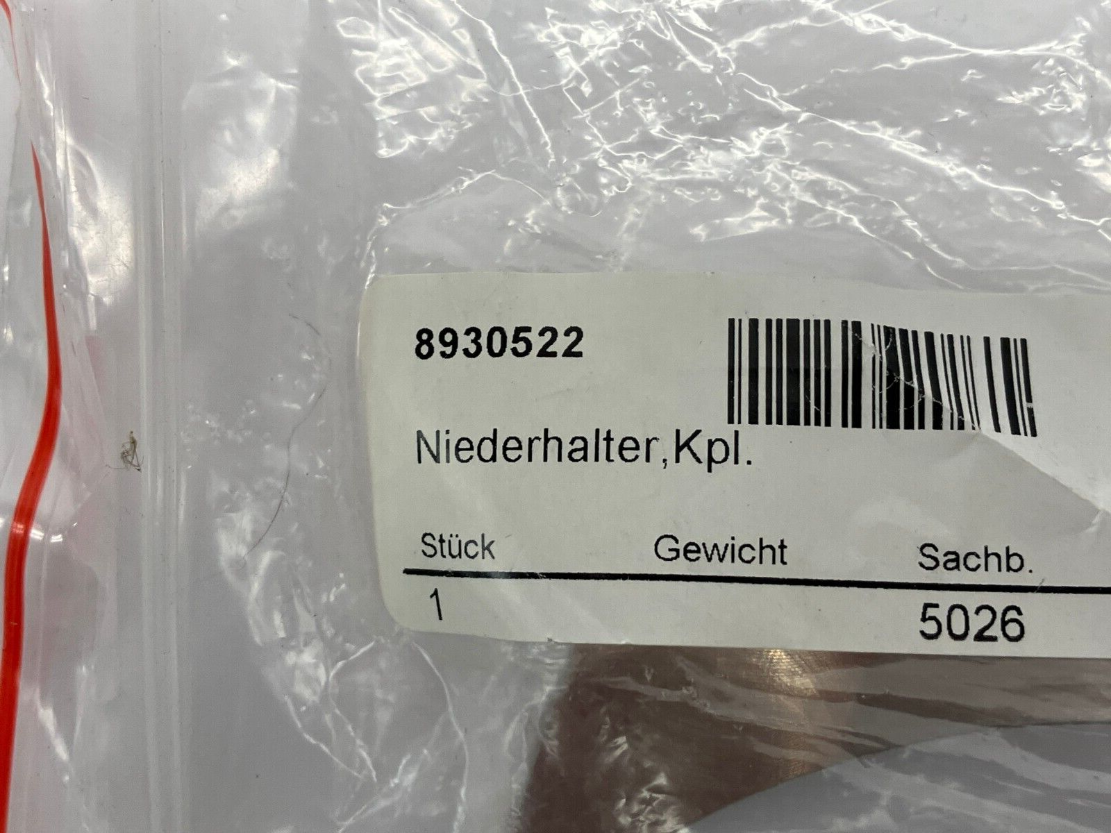 CAB 8930522 Roll Down Holder for Maestro 2/2M - Maverick Industrial Sales