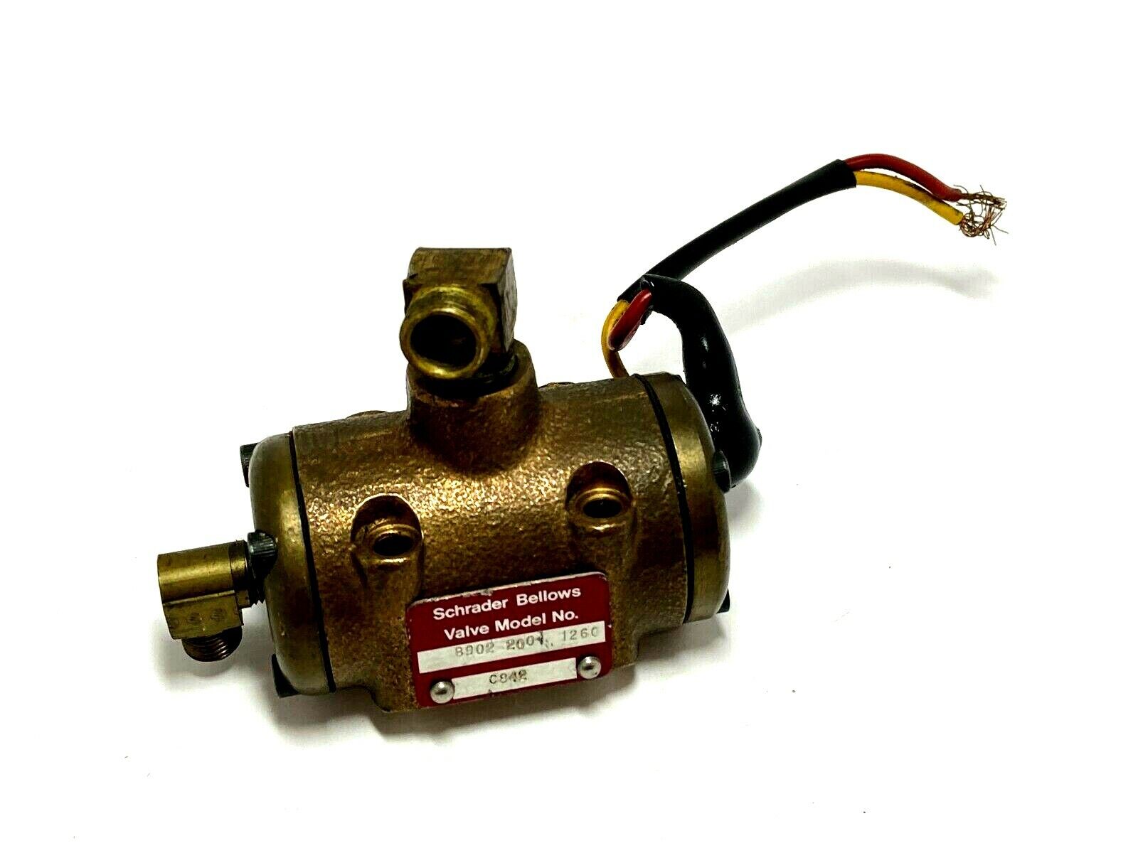 Schrader Bellows B902 2001 1260 Directional Control Valve 12V 60Hz - Maverick Industrial Sales