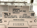 Omron P7SA-14F-ND DC24 DIN Rail Relay Socket - Maverick Industrial Sales