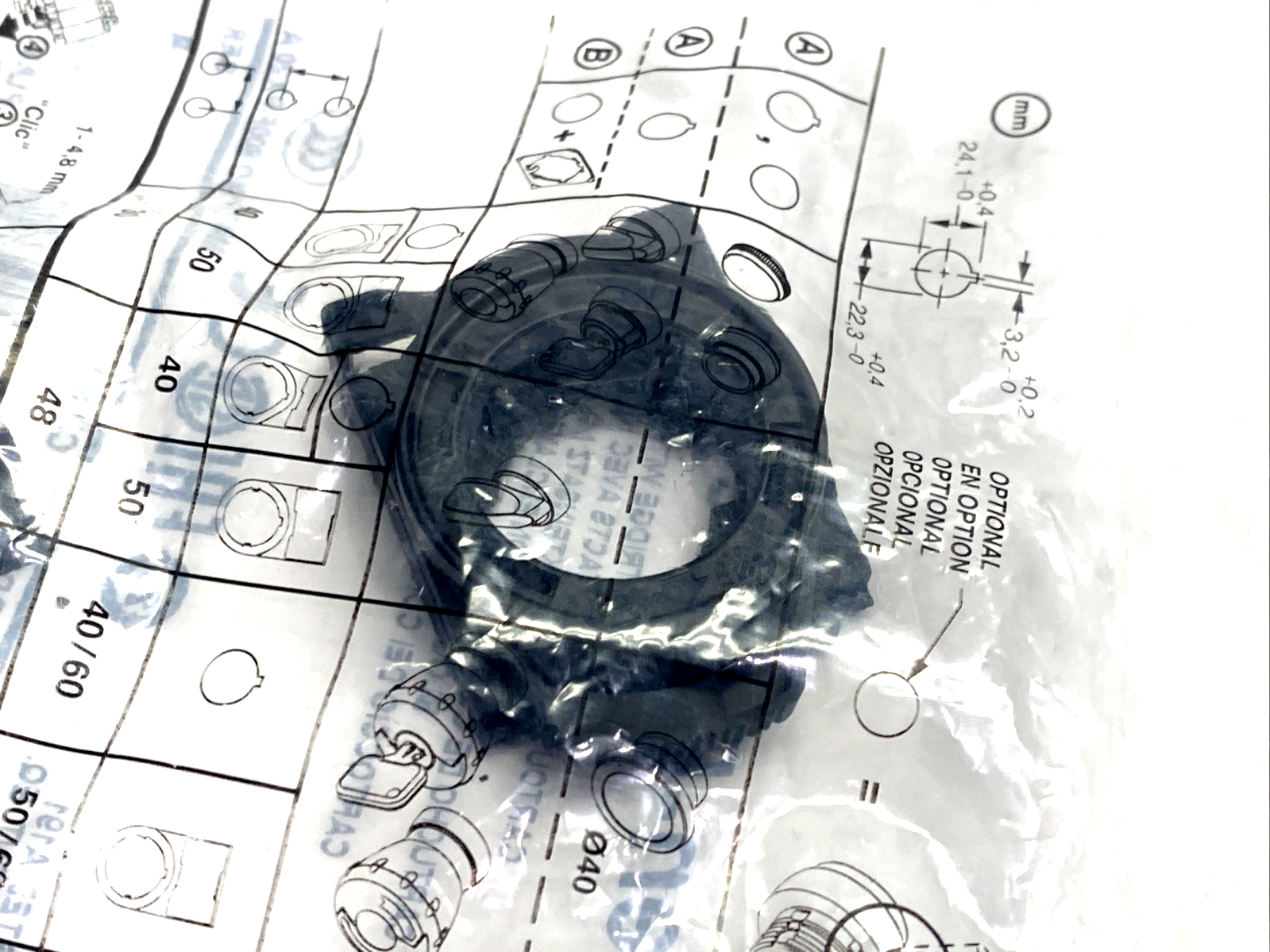 800F-PX20 | Allen Bradley Ser. A 22mm Back Of Panel Contact Block & Latch Kit 2NO - New - Maverick Industrial Sales