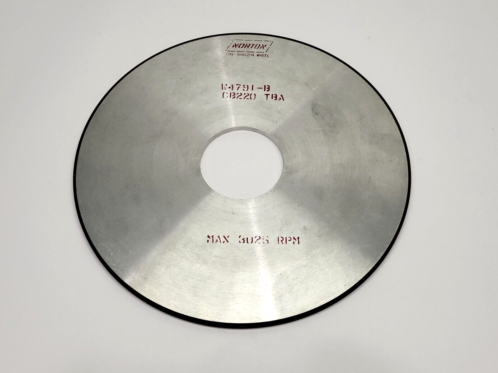 Norton W4791-B Grinding Wheel CB220 TBA - Maverick Industrial Sales