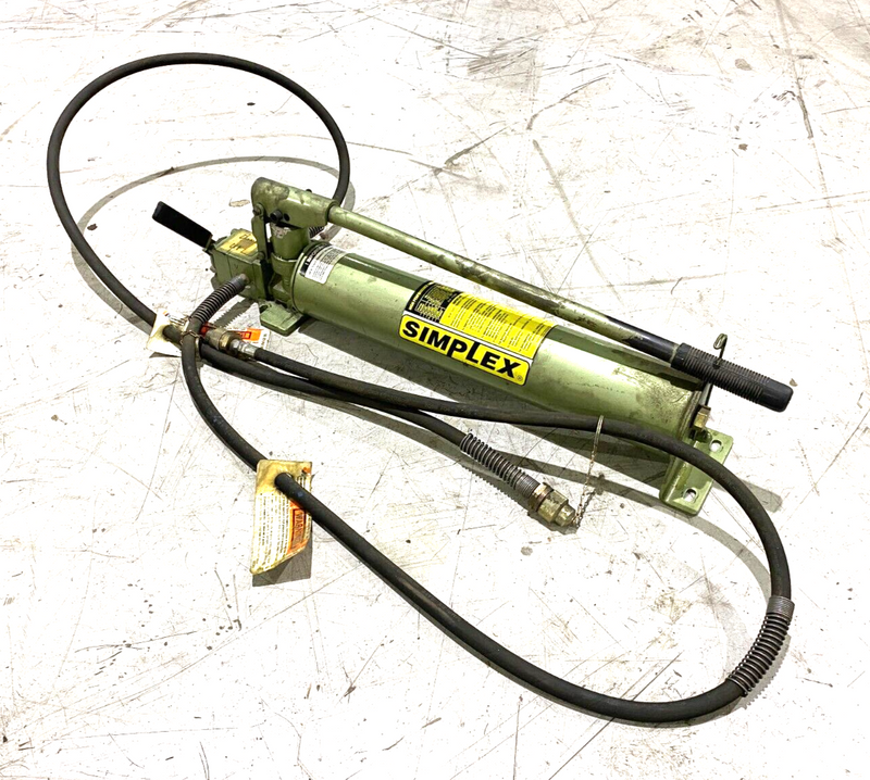 Simplex P140D Dual-Speed Hydraulic Hand Cylinder Pump Dbl-Acting 2-Way 10,000psi - Maverick Industrial Sales