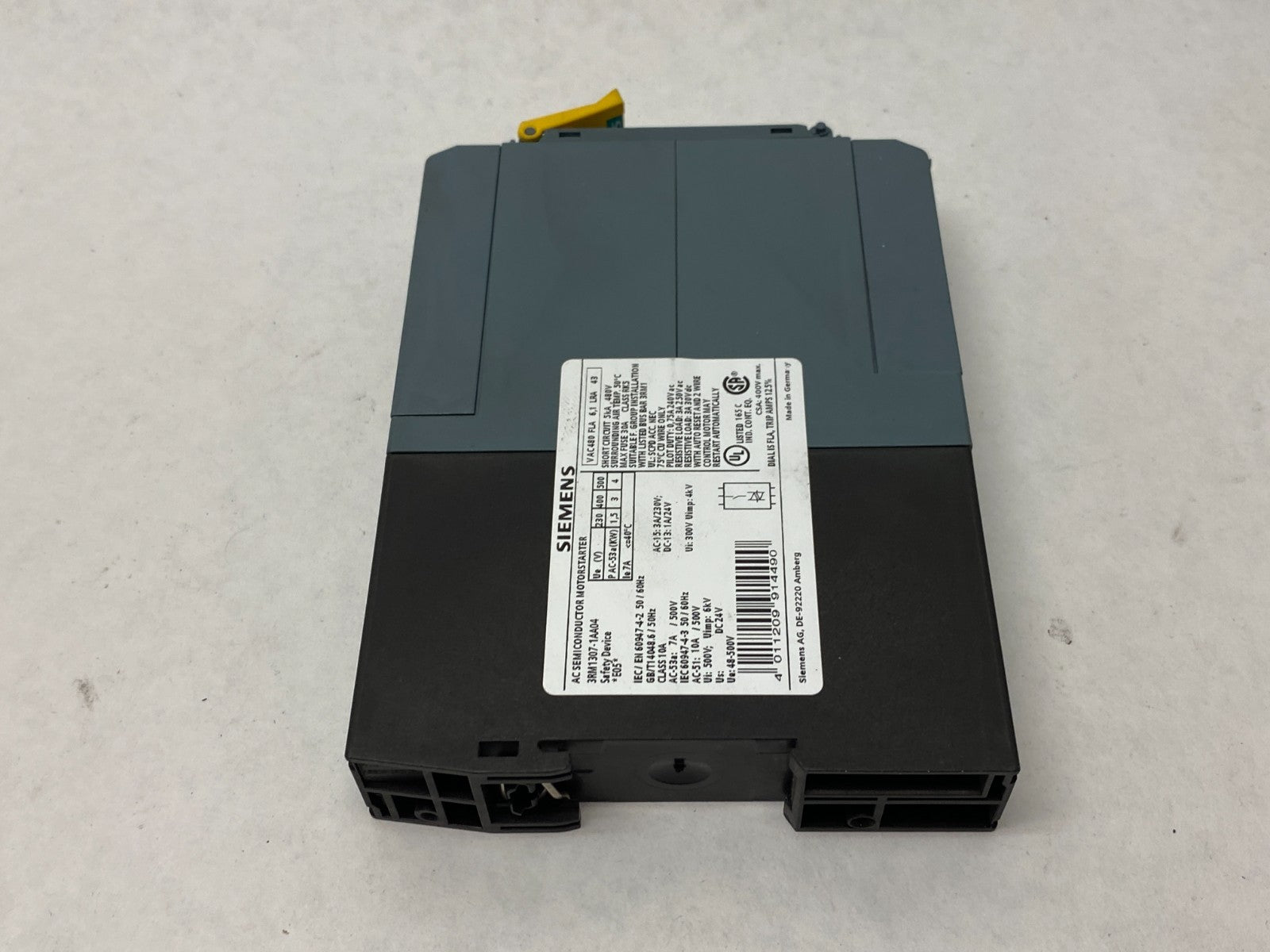 Siemens 3RM1307-1AA04 SIRIUS Fail-Safe Reversing Starter MISSING TERMINAL COVER - Maverick Industrial Sales