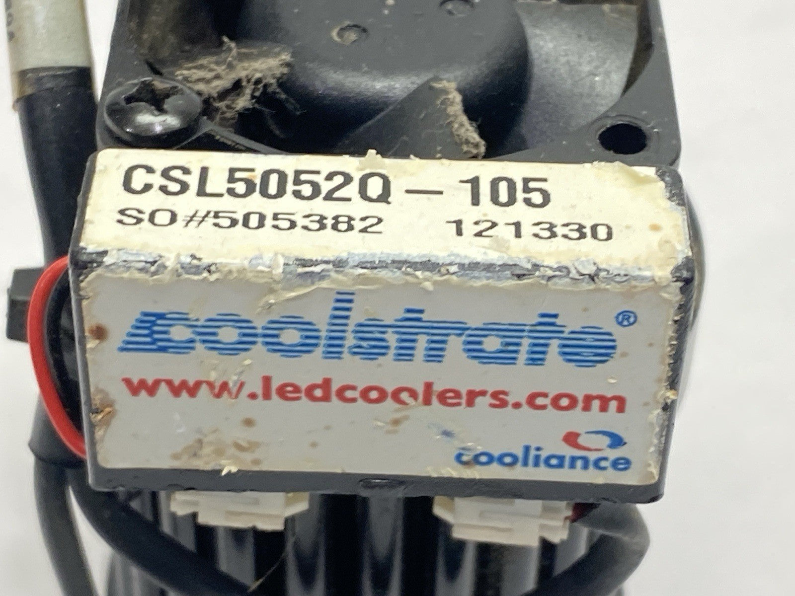 CSL5052Q-105 | Cooliance Coolstrate Active LED Cooler Heatsink - For parts or not working - Maverick Industrial Sales