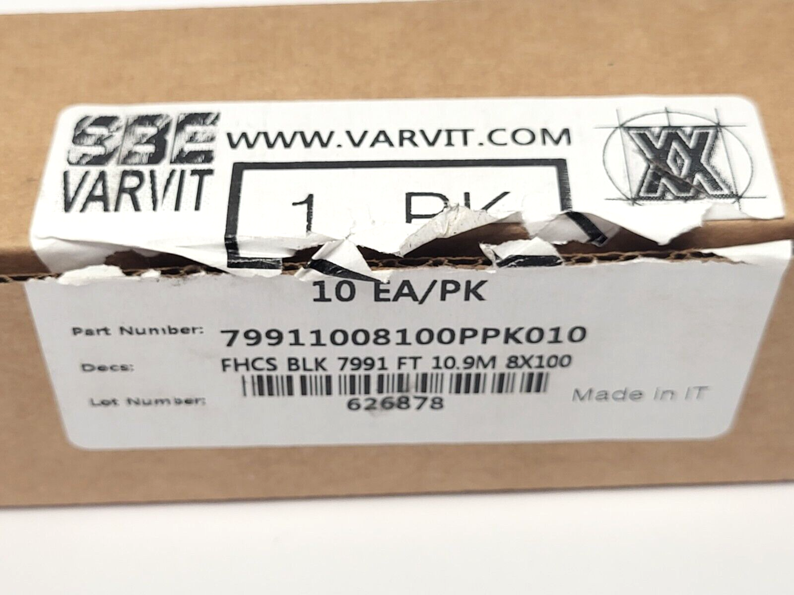 SBE Varvit 79911008100PPK010 Flat Head Cap Screw 7991FT 10.9M 8X100 LOT OF 10 - Maverick Industrial Sales