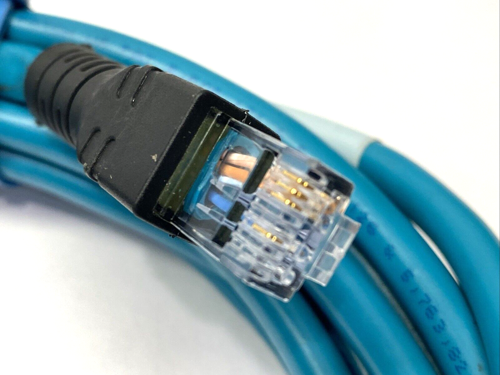 Turck CBL-T2ETH-R45-015 Double-Ended Cordset M12 to RJ45 Connectors U2-17297 - Maverick Industrial Sales