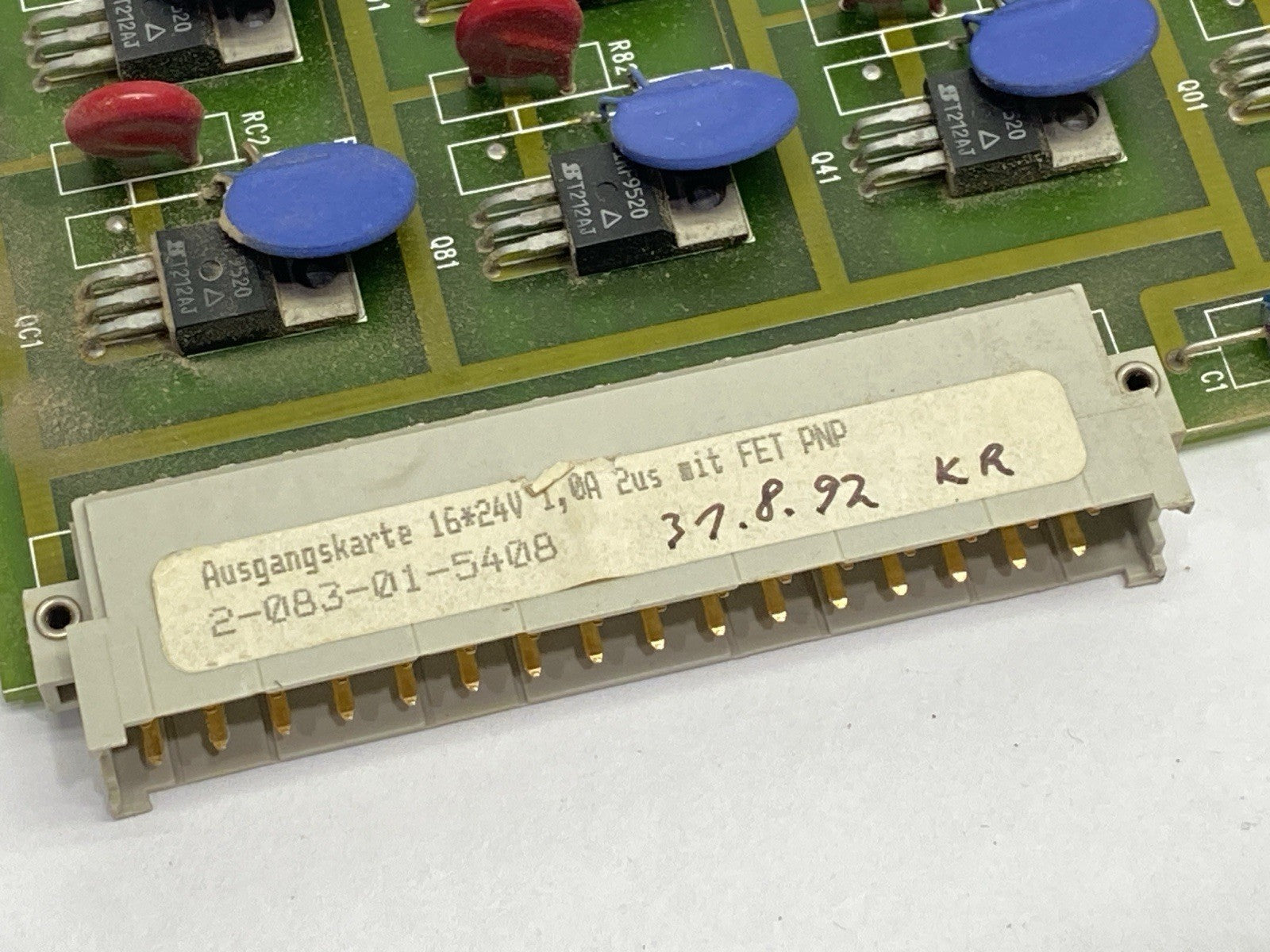 Homatic 2-083-01-5408 PC Control Output Board - Used - Maverick Industrial Sales