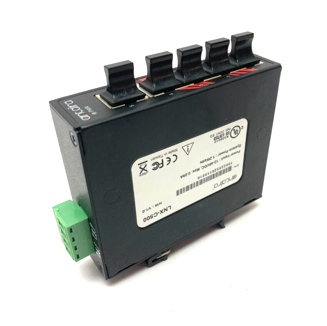 Antaira LNX-C500 Compact 5-Port Industrial Unmanaged Ethernet Switch - Maverick Industrial Sales