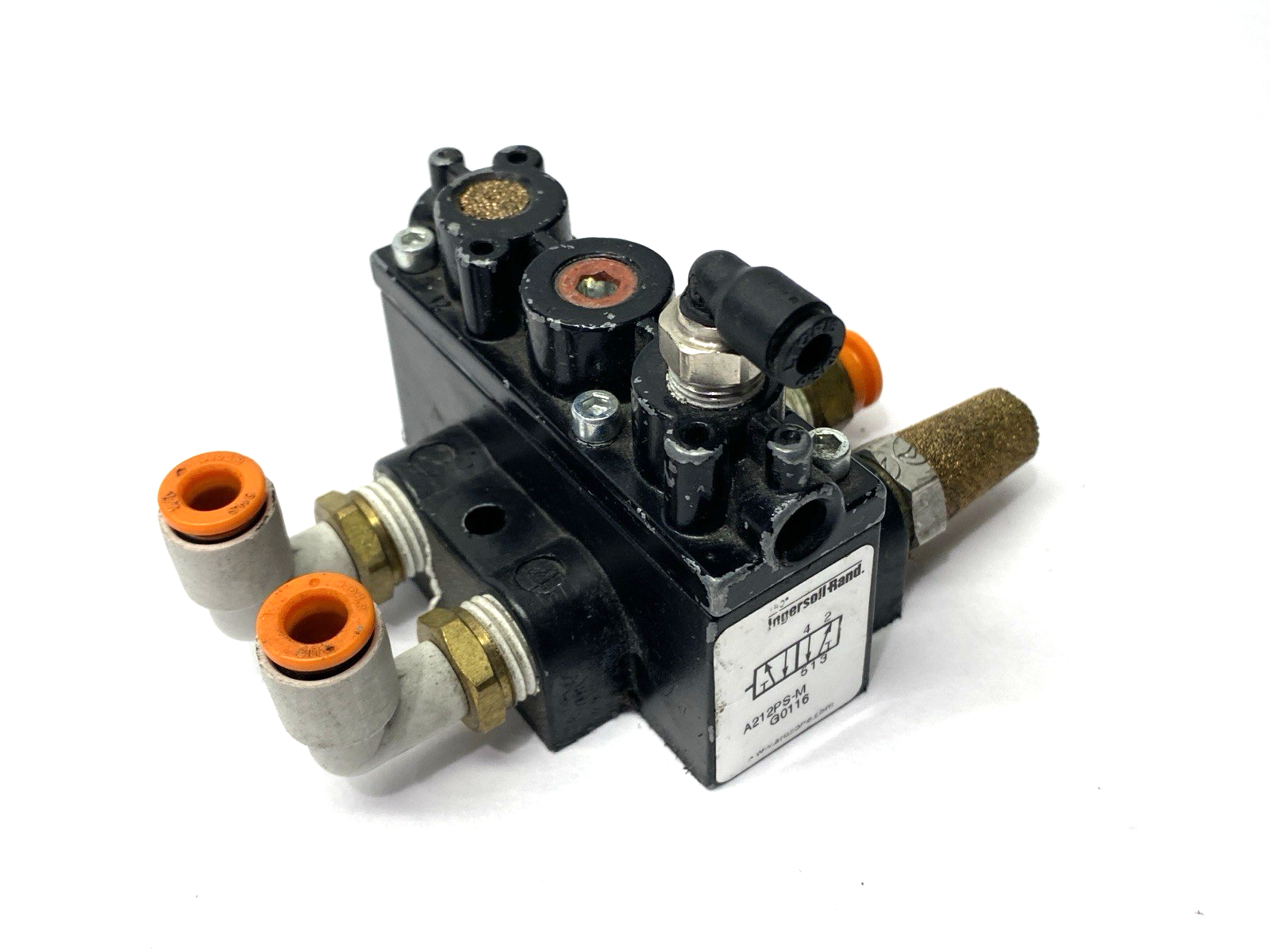 ARO Ingersoll Rand A212PS-M Pneumatic Pilot Valve 5-Port 4-Way 2-Position 1/4" - Maverick Industrial Sales