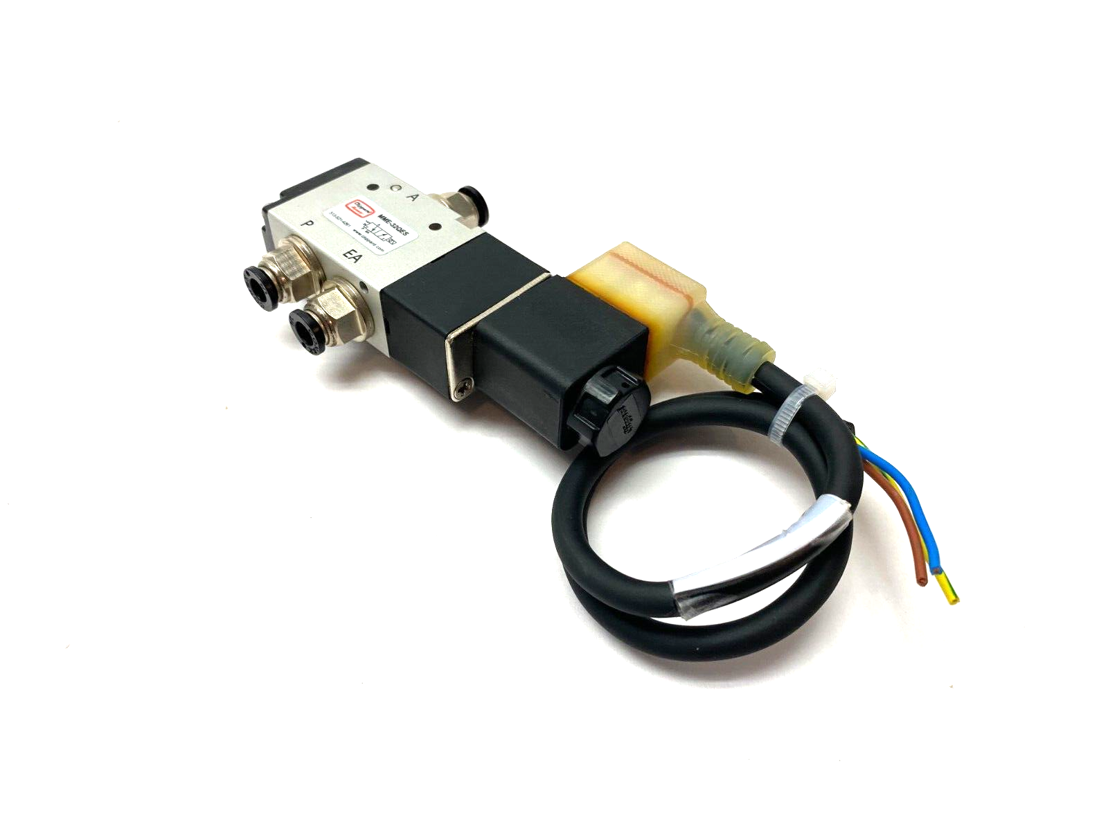 Clippard MME-32QES Maximatic Spring Return Solenoid Valve 3-Way 2-Pos - Maverick Industrial Sales