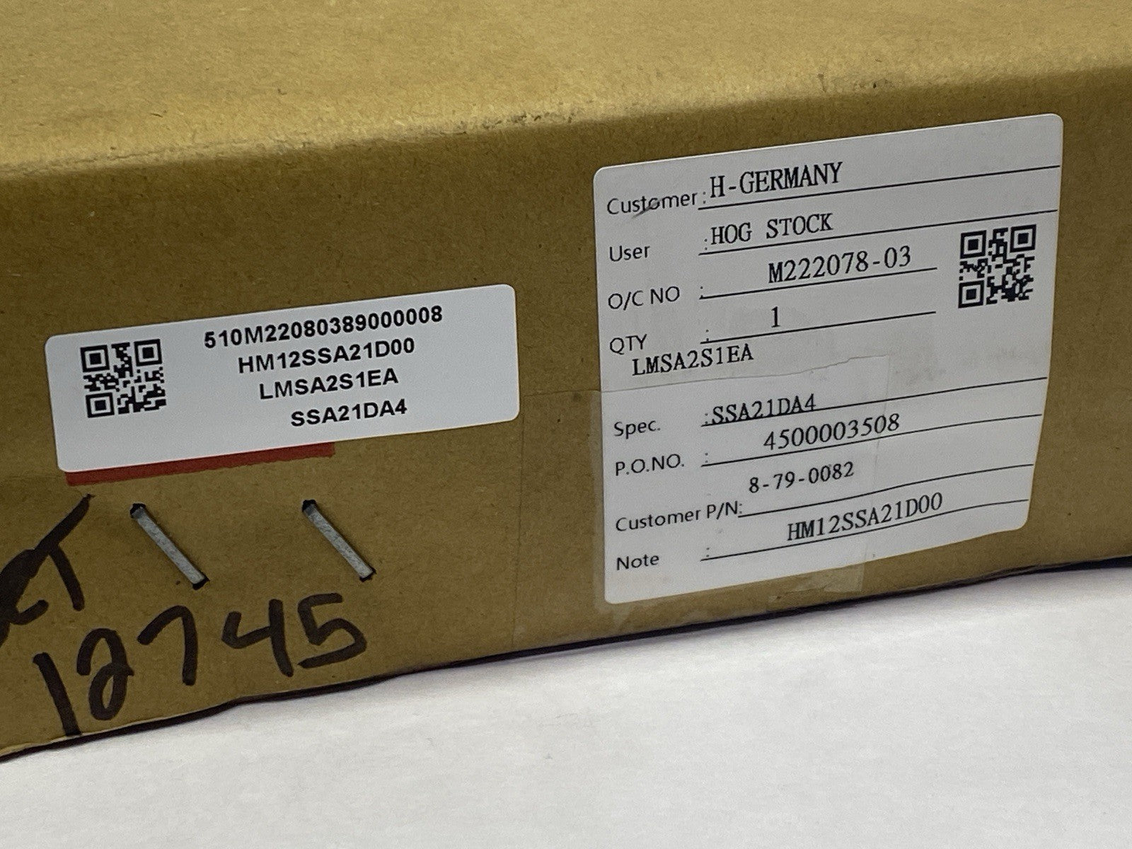 Hiwin LMSA2S1EA Stator 120mm SSA21DA4 - Maverick Industrial Sales