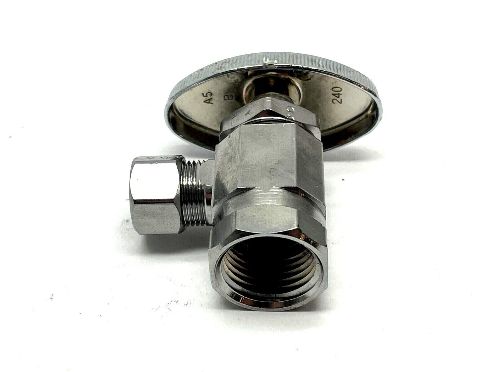 BrassCraft 0R17 C1 Angle Valve 1/2" Inlet 3/8" Outlet - Maverick Industrial Sales