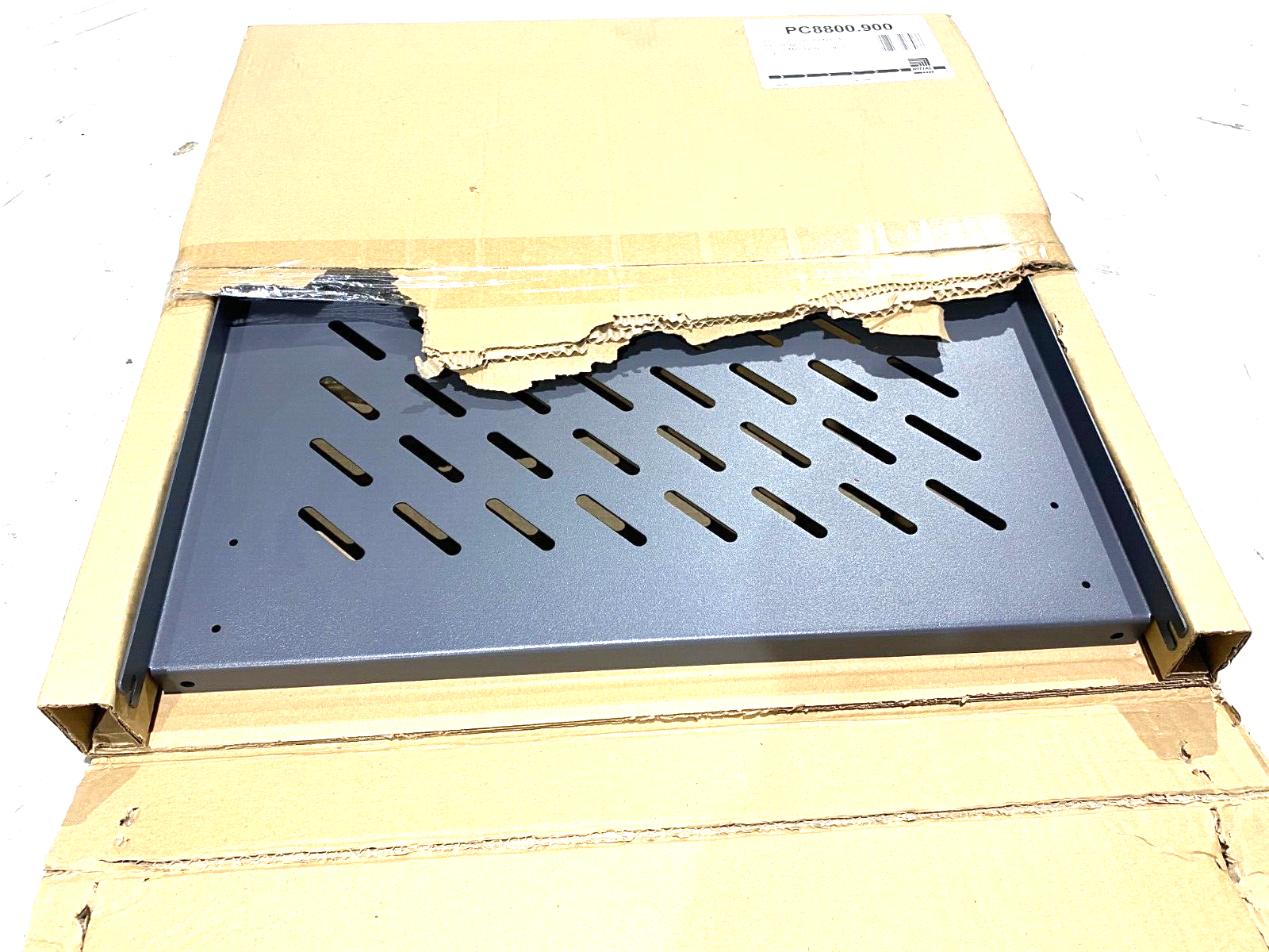 Rittal PC8800.900 Static Installation PC Component Shelf Gray - Maverick Industrial Sales