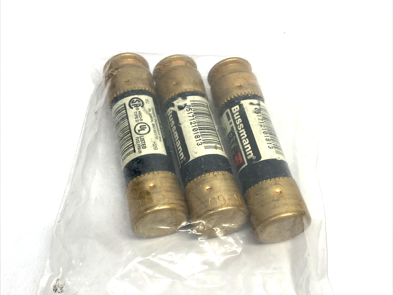 FRN-R-60 | Fusetron Dual-Element Time Delay Fuse, Current Limiting, LOT OF 3 - New Other - Maverick Industrial Sales