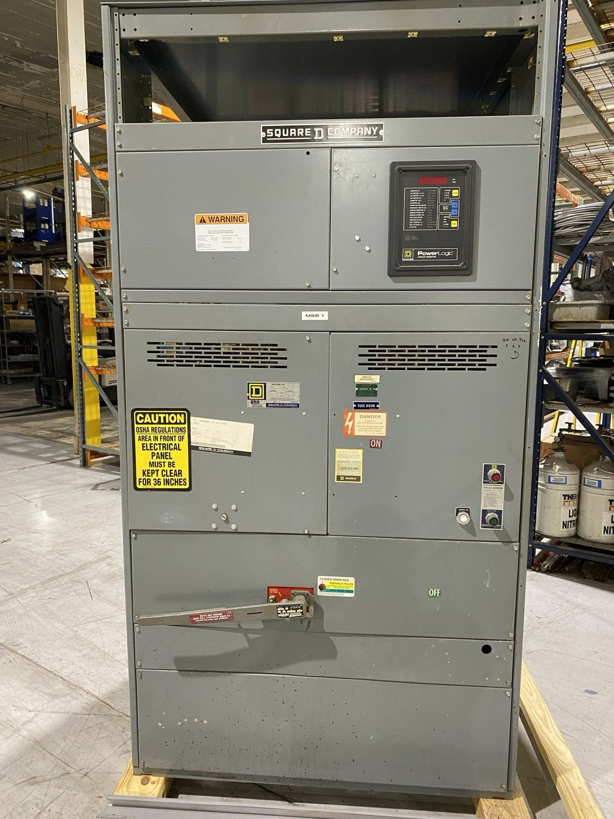 Square D QED 2 4000A Power Deadfront Switchboard SLB 3413-ST -See Description - Maverick Industrial Sales