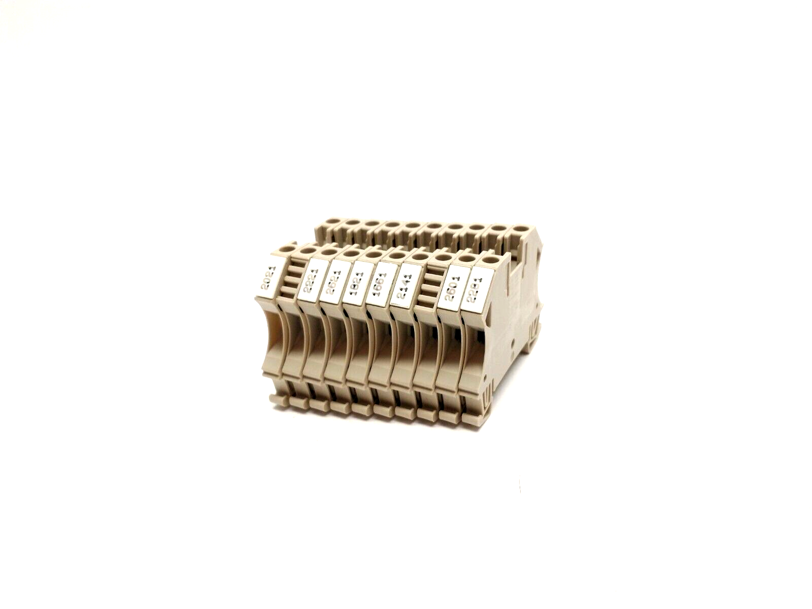 Weidmuller 1020100000 Feed-Through Terminal Block 4mm, Beige, WDU 4 LOT OF 10 - Maverick Industrial Sales