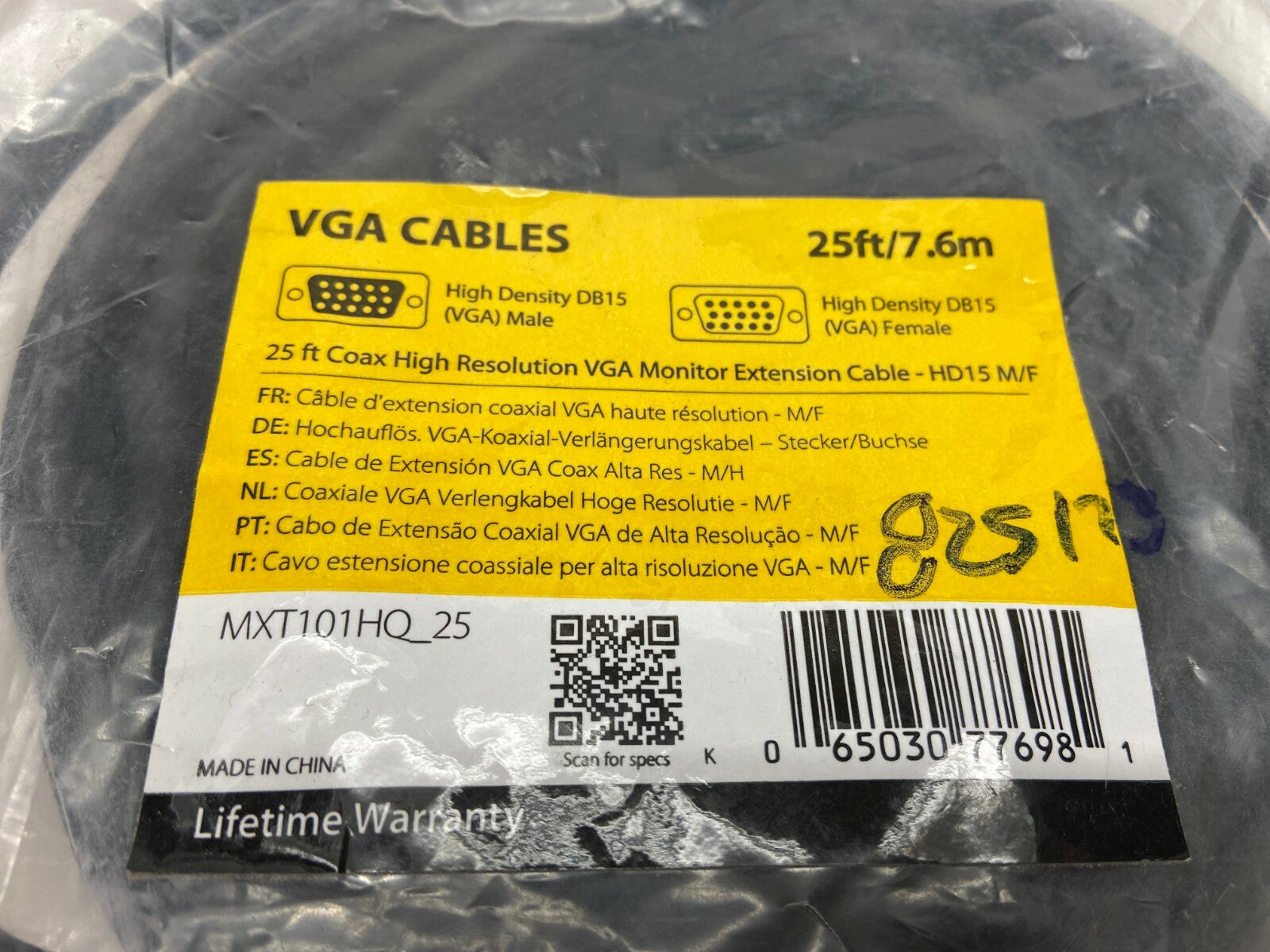Startech MXT101HQ25 25' VGA Monitor Extension Cable - Maverick Industrial Sales
