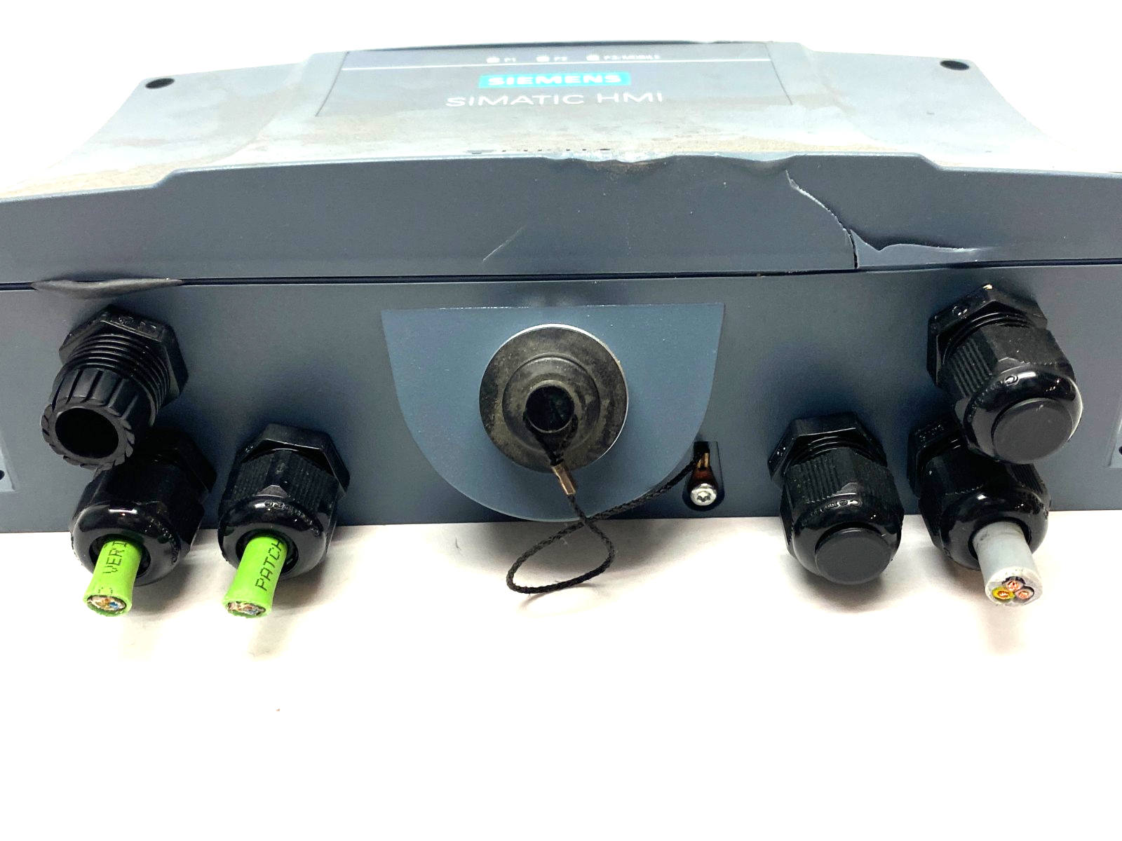 6AV2125-2AE13-0AX0 | Siemens SIMATIC HMI Connection Box FRONT CASE CRACKED - Used - Maverick Industrial Sales