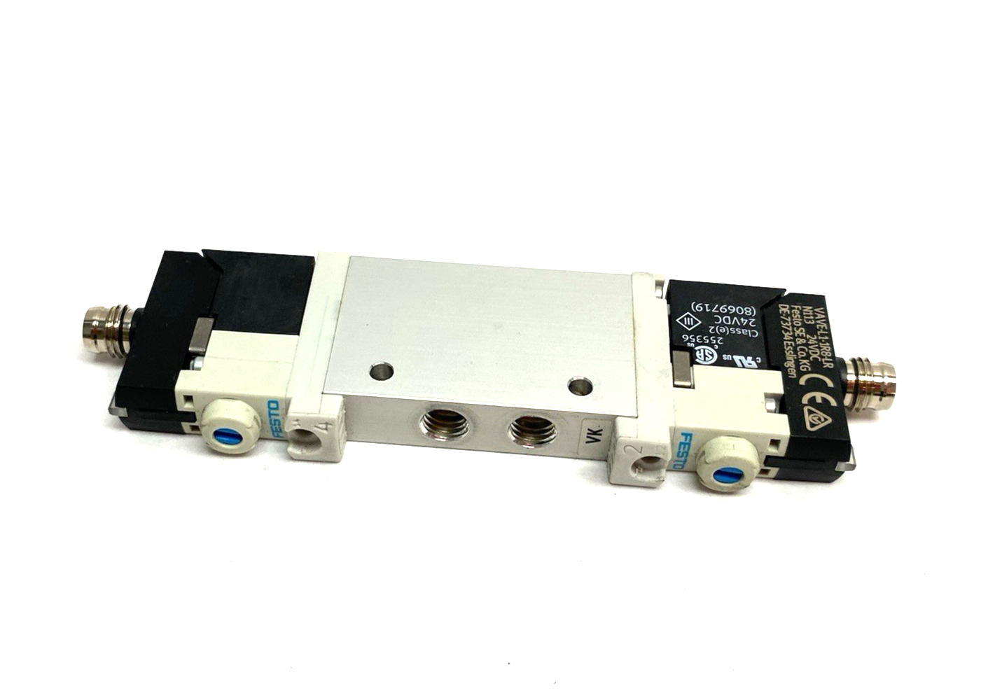 VUVG-L10-T32C-MT-M7-1P3 | Festo Solenoid Valve 2x3/2-way, Monostable 574356 - Used - Maverick Industrial Sales