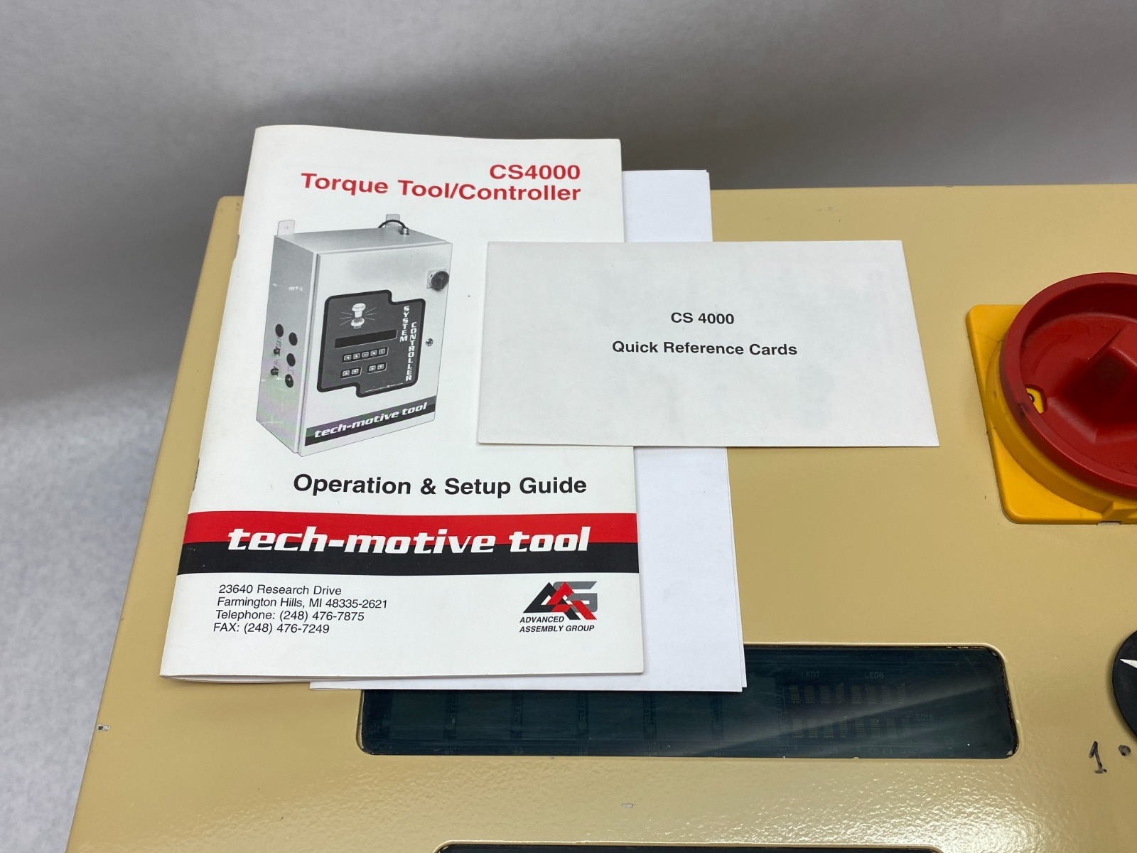 C4000B02K02C | Tech-motive Tool Torque Tool Controller - Used - Maverick Industrial Sales