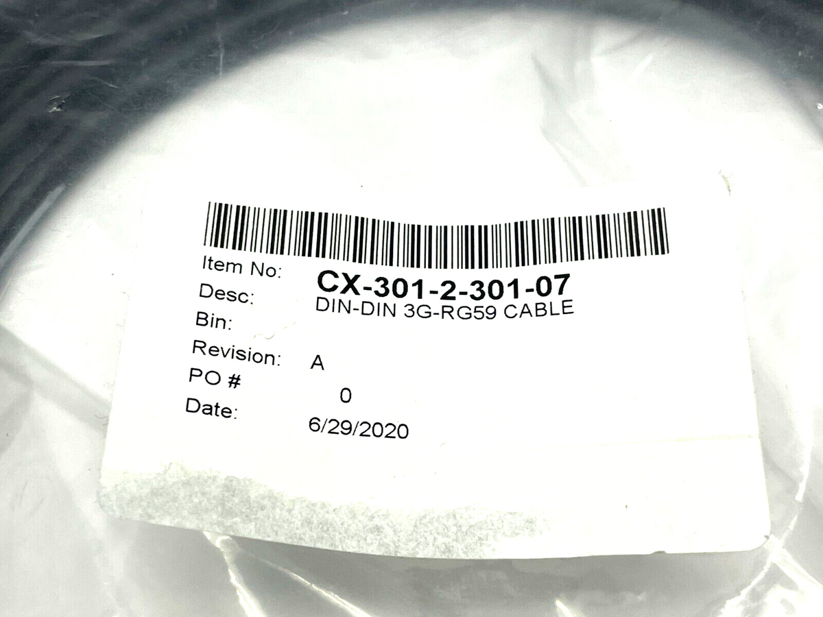 Components Express CX-301-2-301-07 Rev. A CoaXpress Cable 7m Length - Maverick Industrial Sales