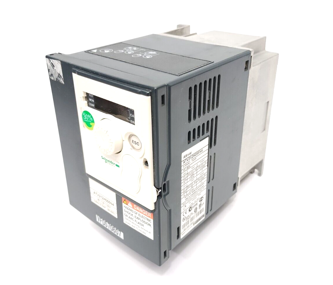 Schneider Electric ATV312H055N4 Variable Speed Drive 0.55kW 0.75hp 3PH 380-500V - Maverick Industrial Sales