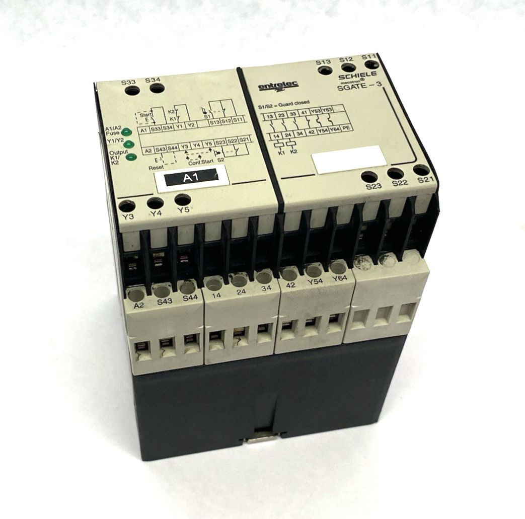 Schiele Entrelec 2.450.820.00 mecotron® SGATE-3 Safety Relay - Maverick Industrial Sales