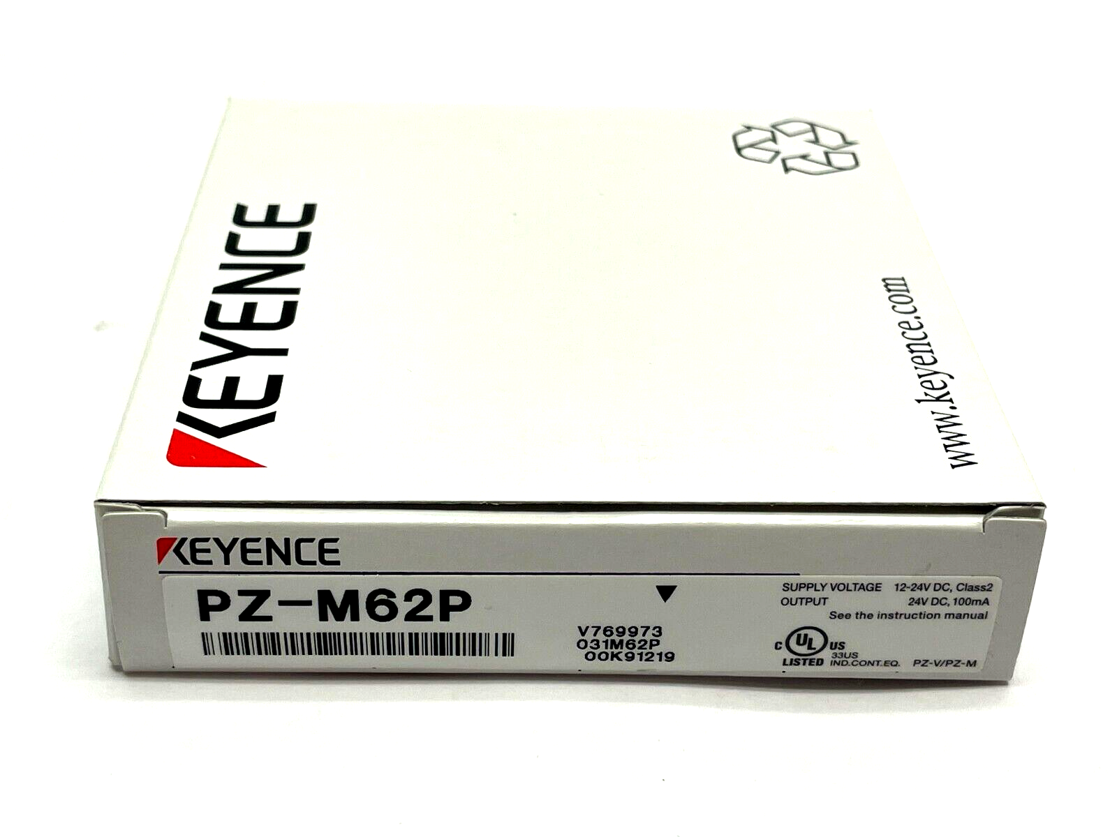 Keyence PZ-M62P Square Retro-Reflective Sensor M8 Connector Type PNP - Maverick Industrial Sales